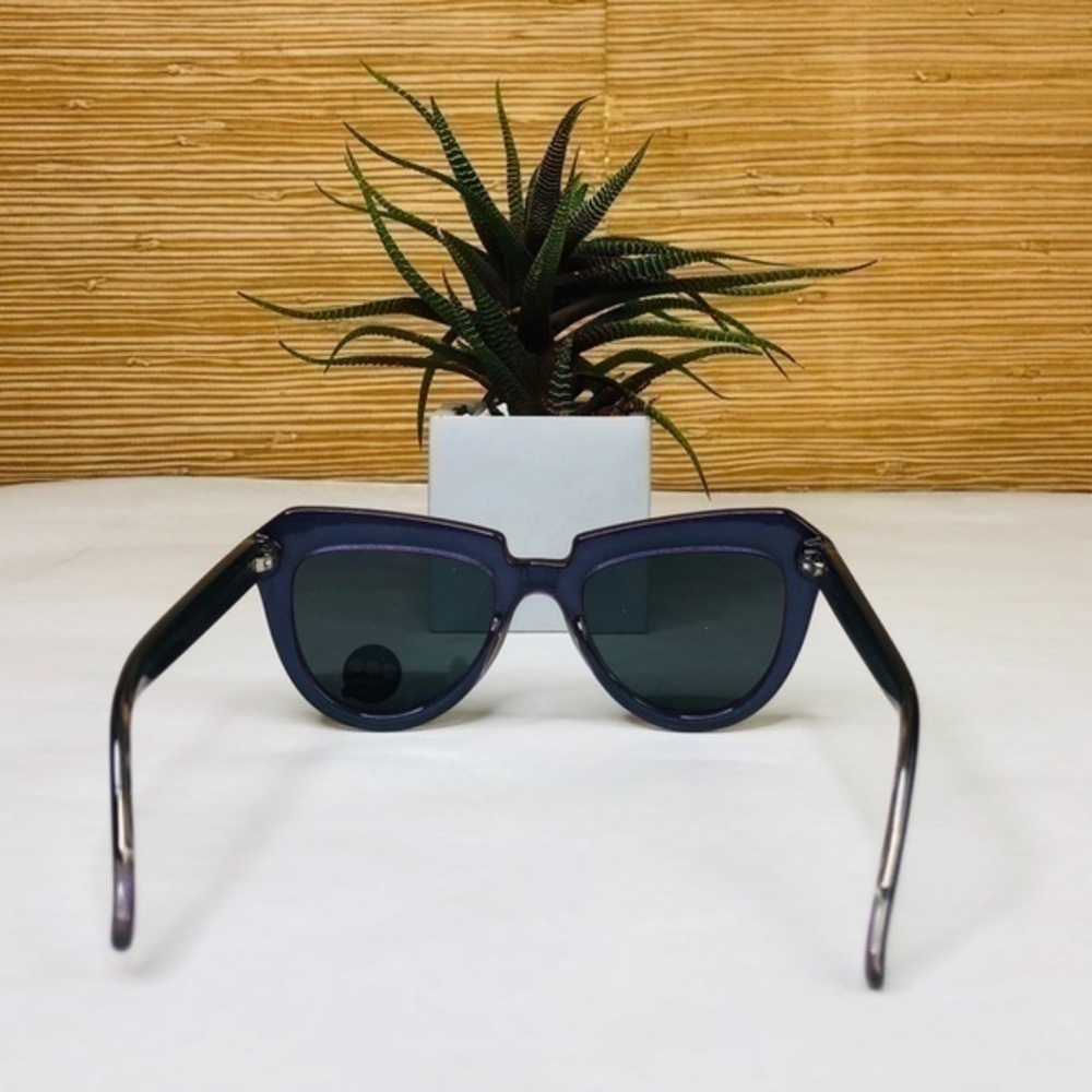 KOMONO Sunglasses Stella Black NEW cateye - Picture 9 of 13